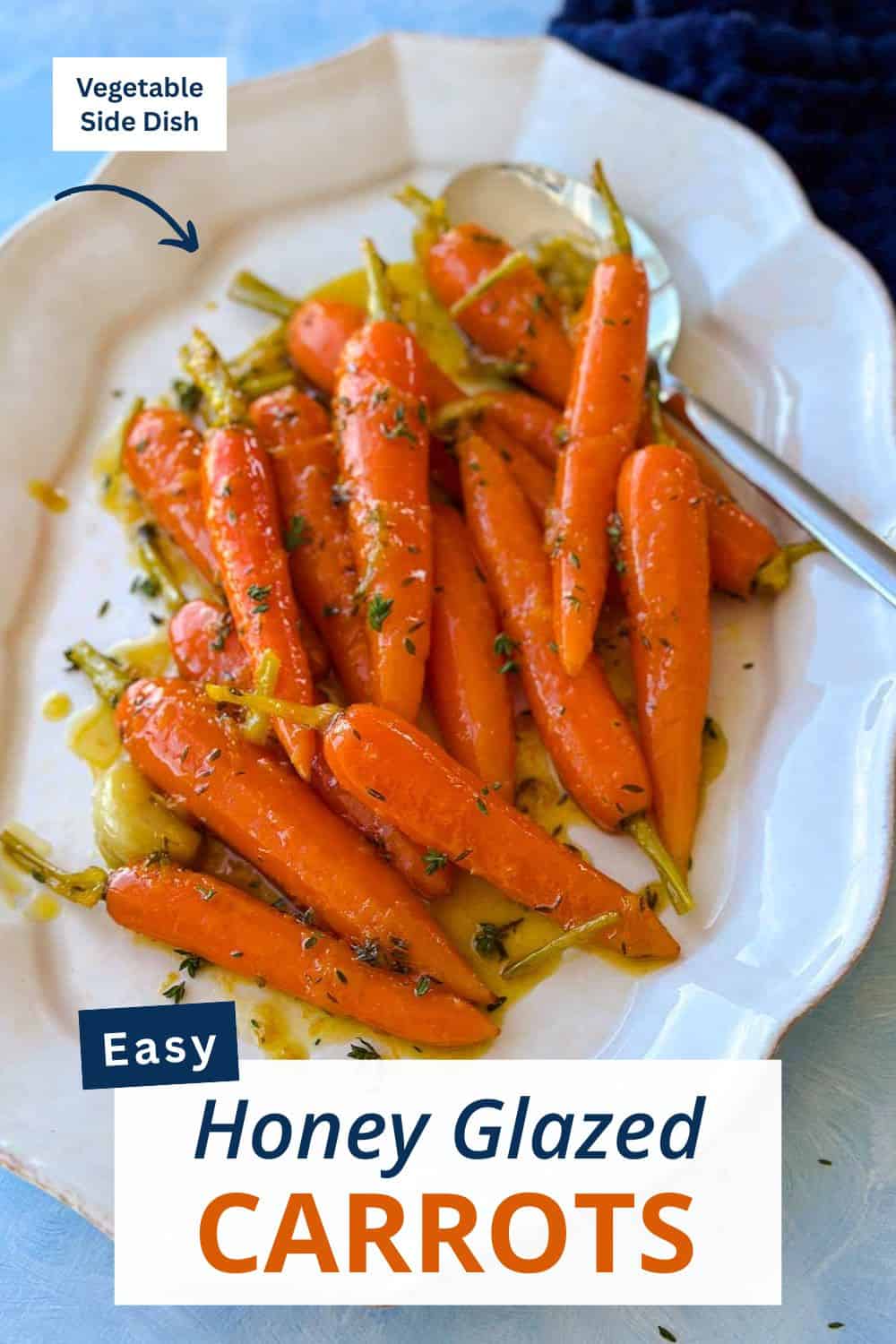 Easy Stovetop Carrots with Honey and Thyme Glaze - Seasons in the Kitchen