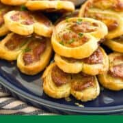 Delicious basil pesto-filled palmier pastries served with a creamy herb dip. Perfect for parties and.